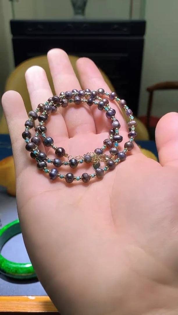 【闪购商品】淡水珍珠颈饰未镶嵌多样性发一件017