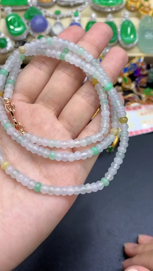 颈饰未镶嵌翡翠107-中国好珍宝