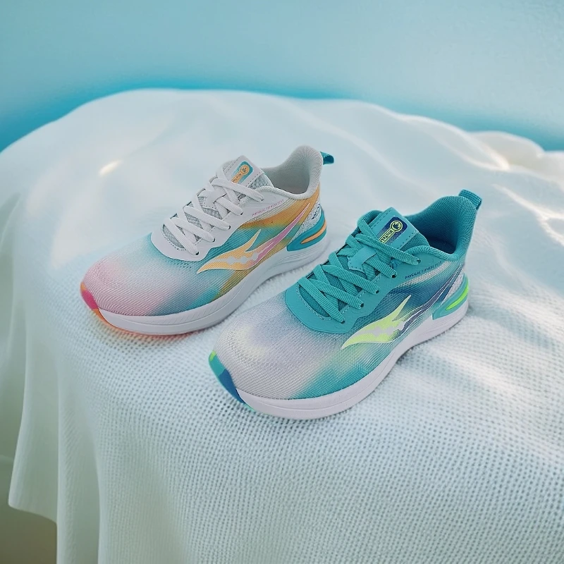 纽亚伦夏季时尚透网中考体测底跑步鞋男女鞋透气舒适跑鞋网面