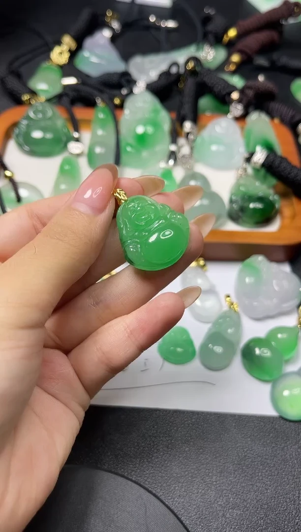颈饰未镶嵌翡翠所见即所得   一图一物