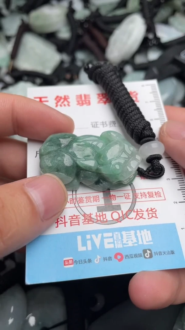 翡翠未镶嵌吊坠(不含链)1
