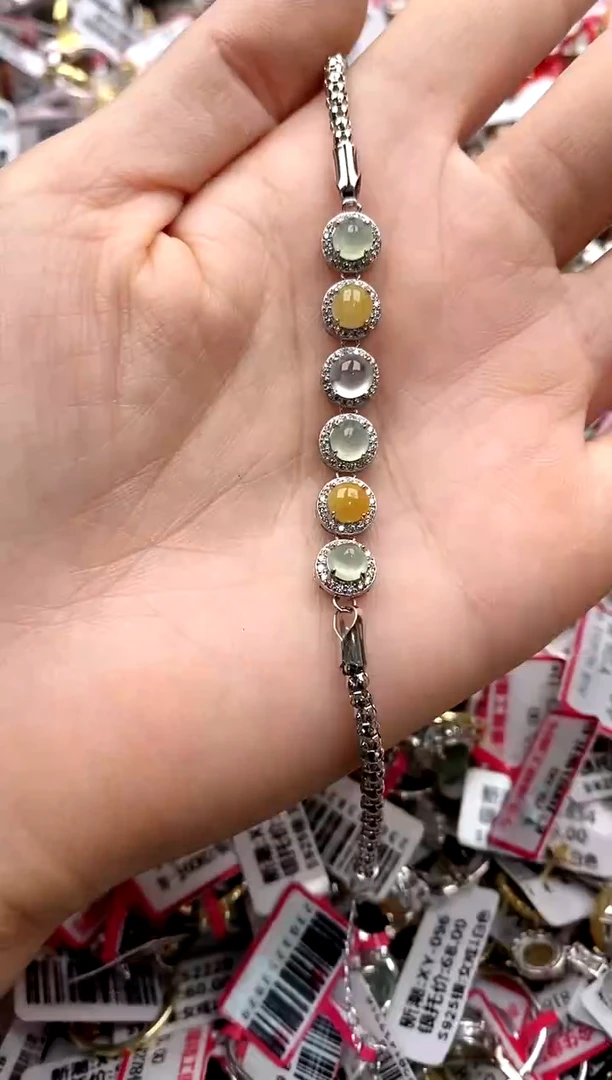 【闪购商品】翡翠戒指银S925镶嵌33333333    7
