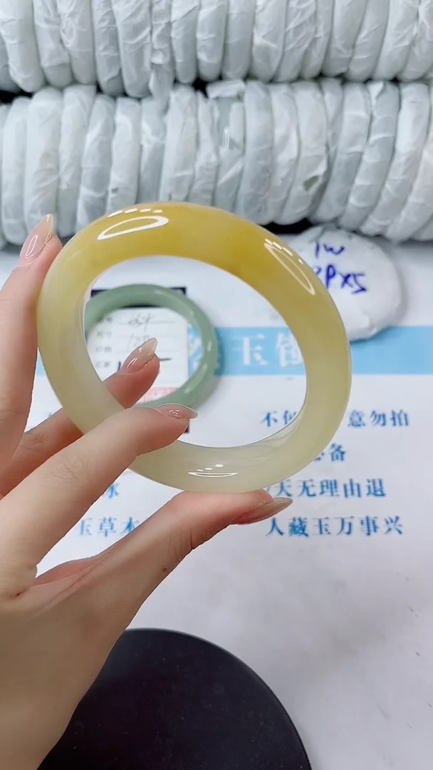 未镶嵌手镯石英质玉多样性发货V66-66
