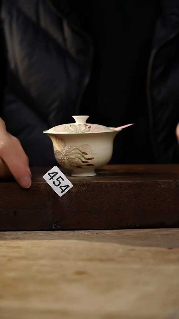 瓷片设计师手作！！！落单设计师福利！！盖碗