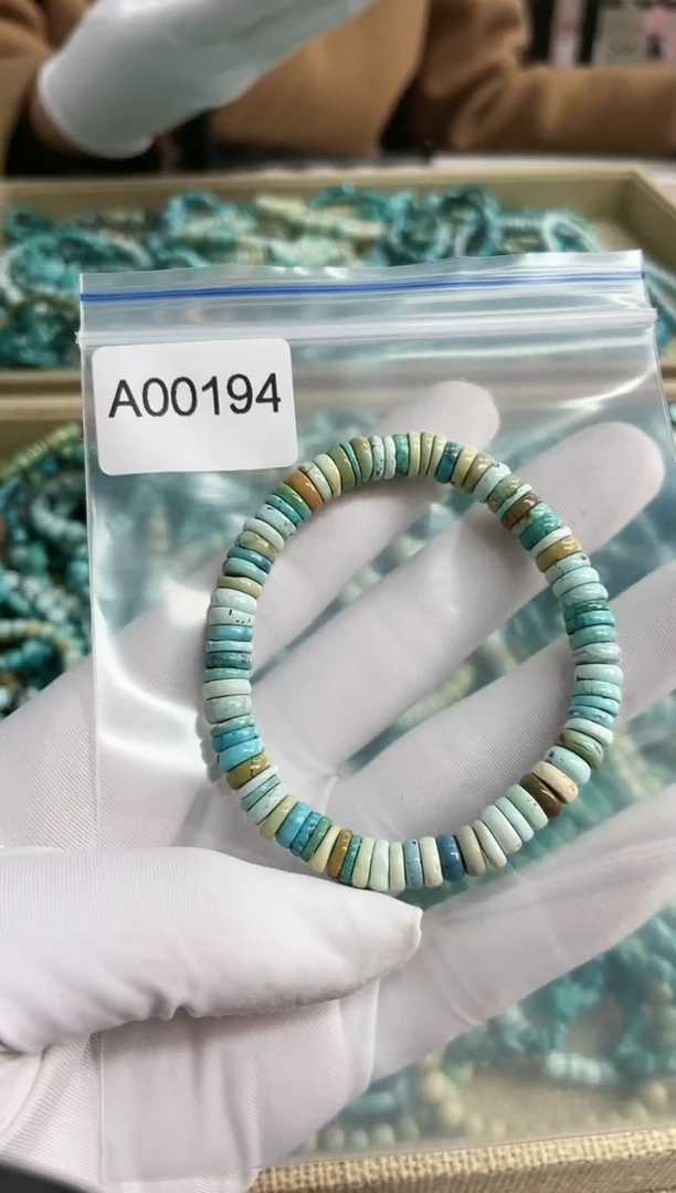 【闪购商品】绿松石珠宝奇石未镶嵌7mm+