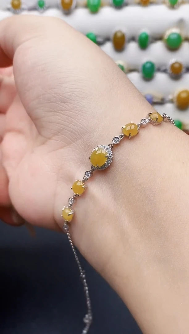 银S925镶嵌戒指翡翠0085