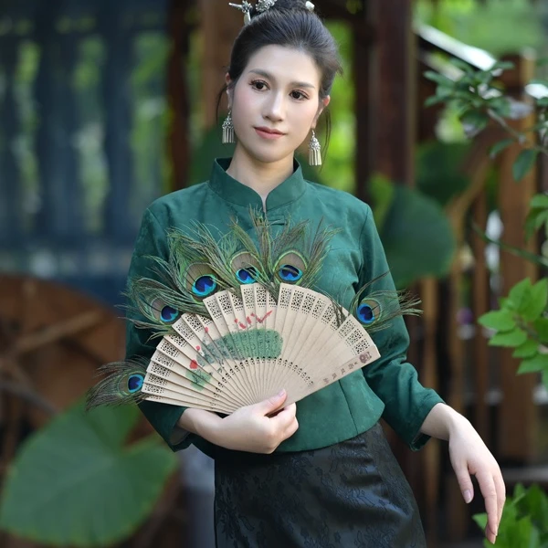 新品傣装高端定制新款高品质西双版纳傣族服装改良国风款高级显瘦