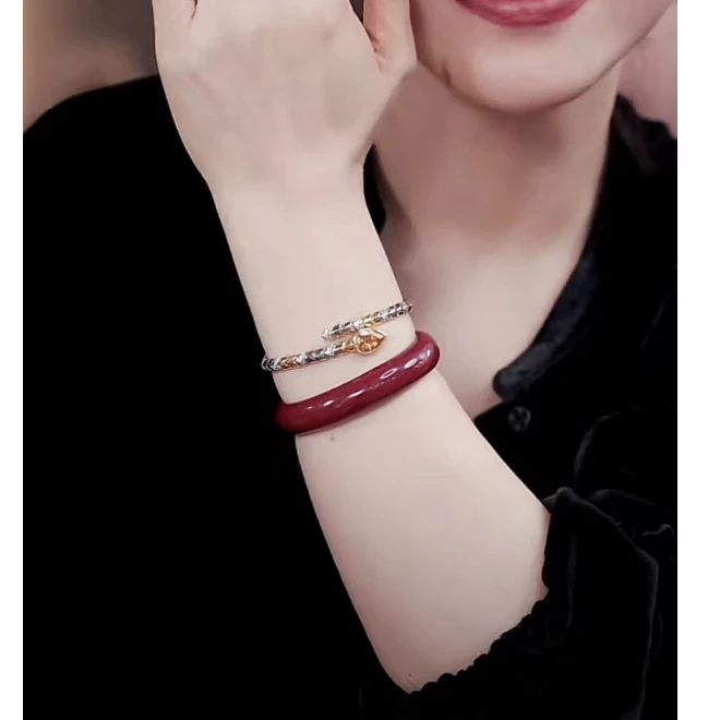 合金仿水晶手镯 29ZB235170时尚黄水晶手镯