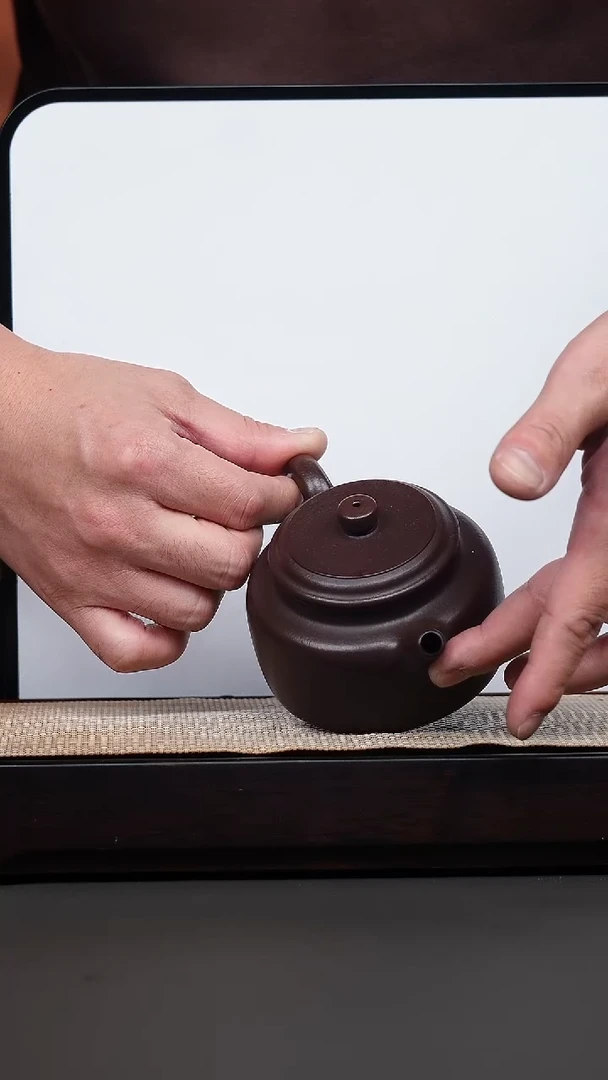 茶壶紫砂紫玉金砂德钟