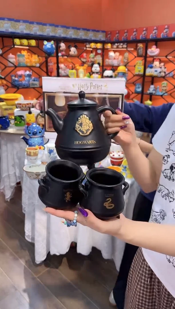 瓷片@@哈利·波特水壶一壶两杯