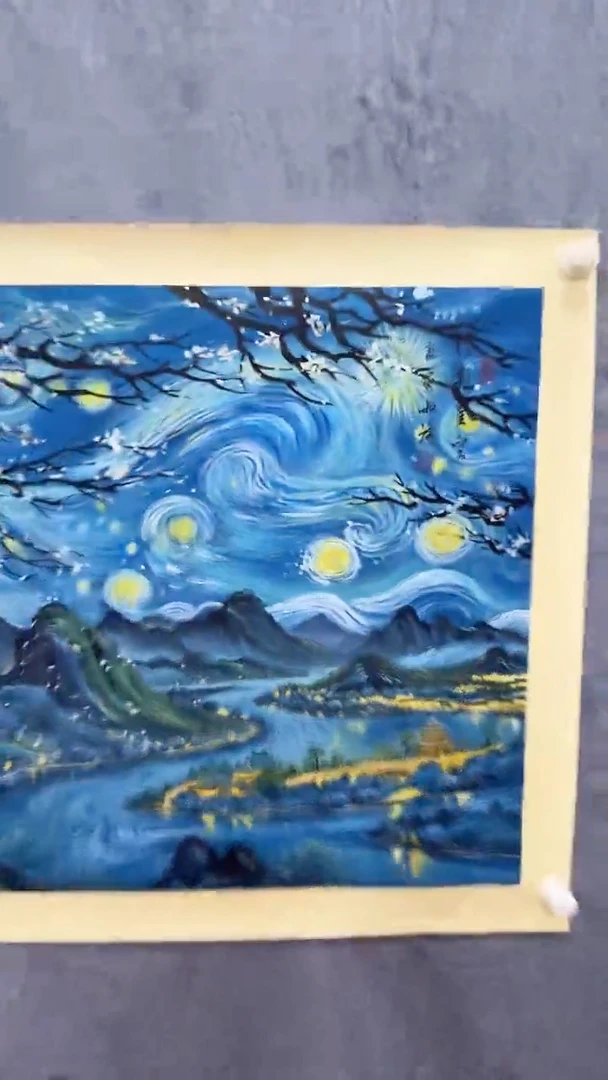 国画雨荷国画作品4平尺