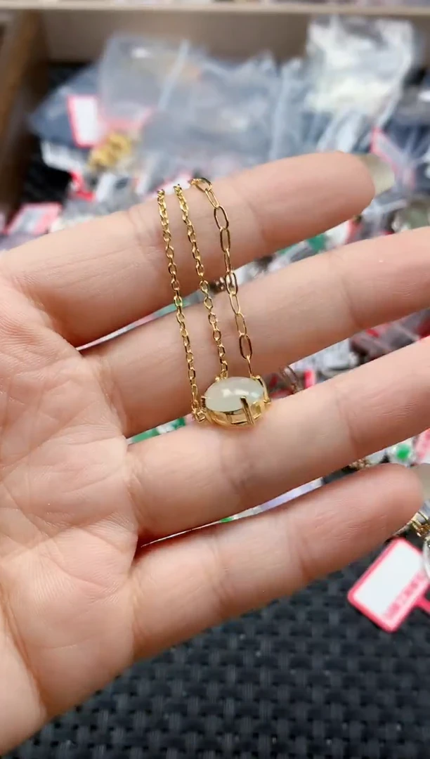 银S925镶嵌戒指翡翠天然A货缅甸翡翠