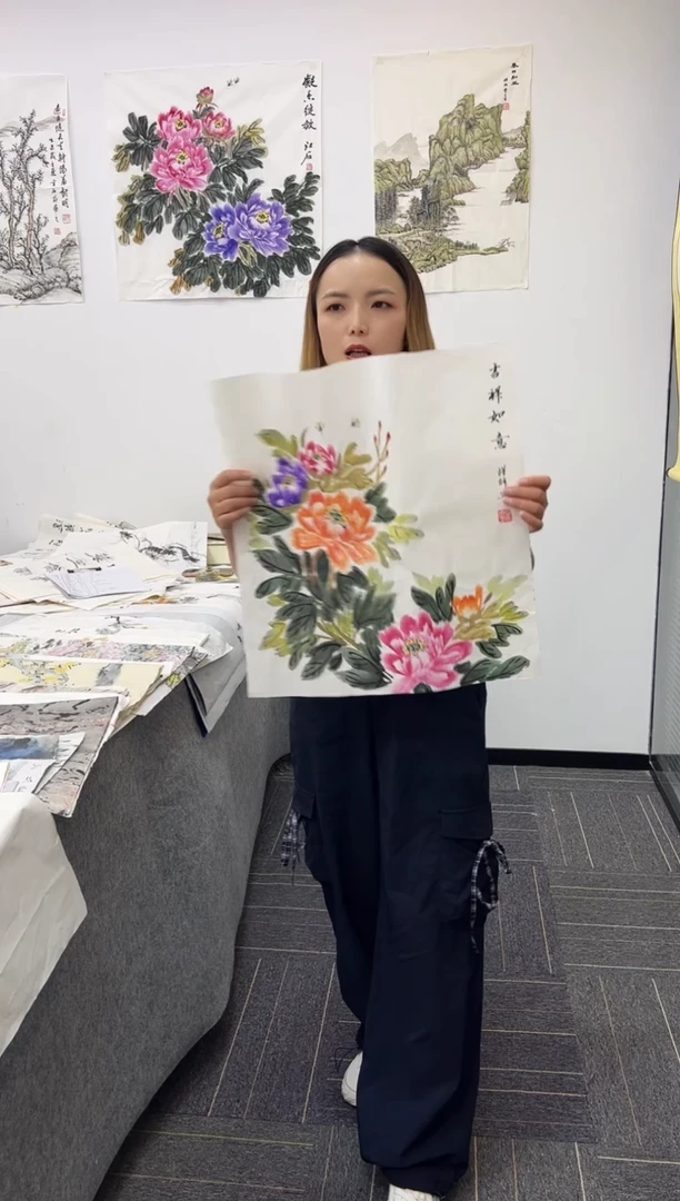 国画国画国画鉴赏手绘实稿-