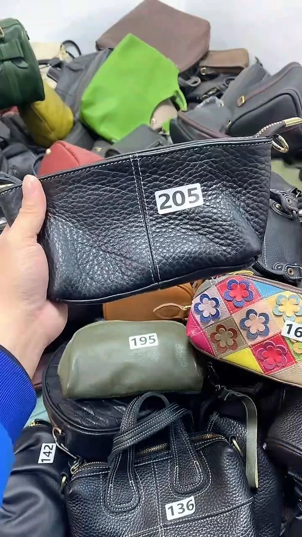 头层牛皮小船包205.