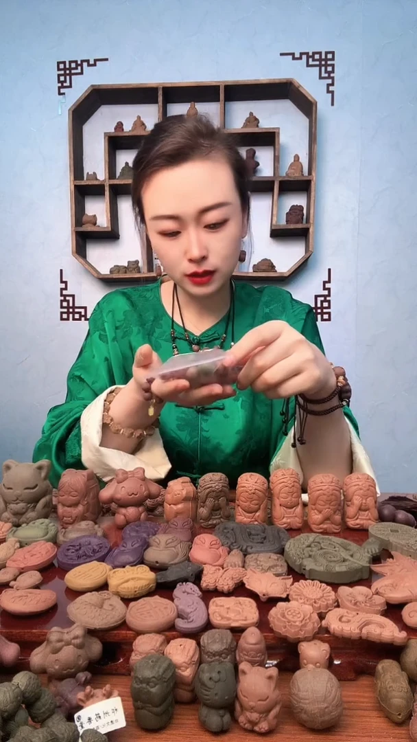 泥塑瑕疵散包珠一袋