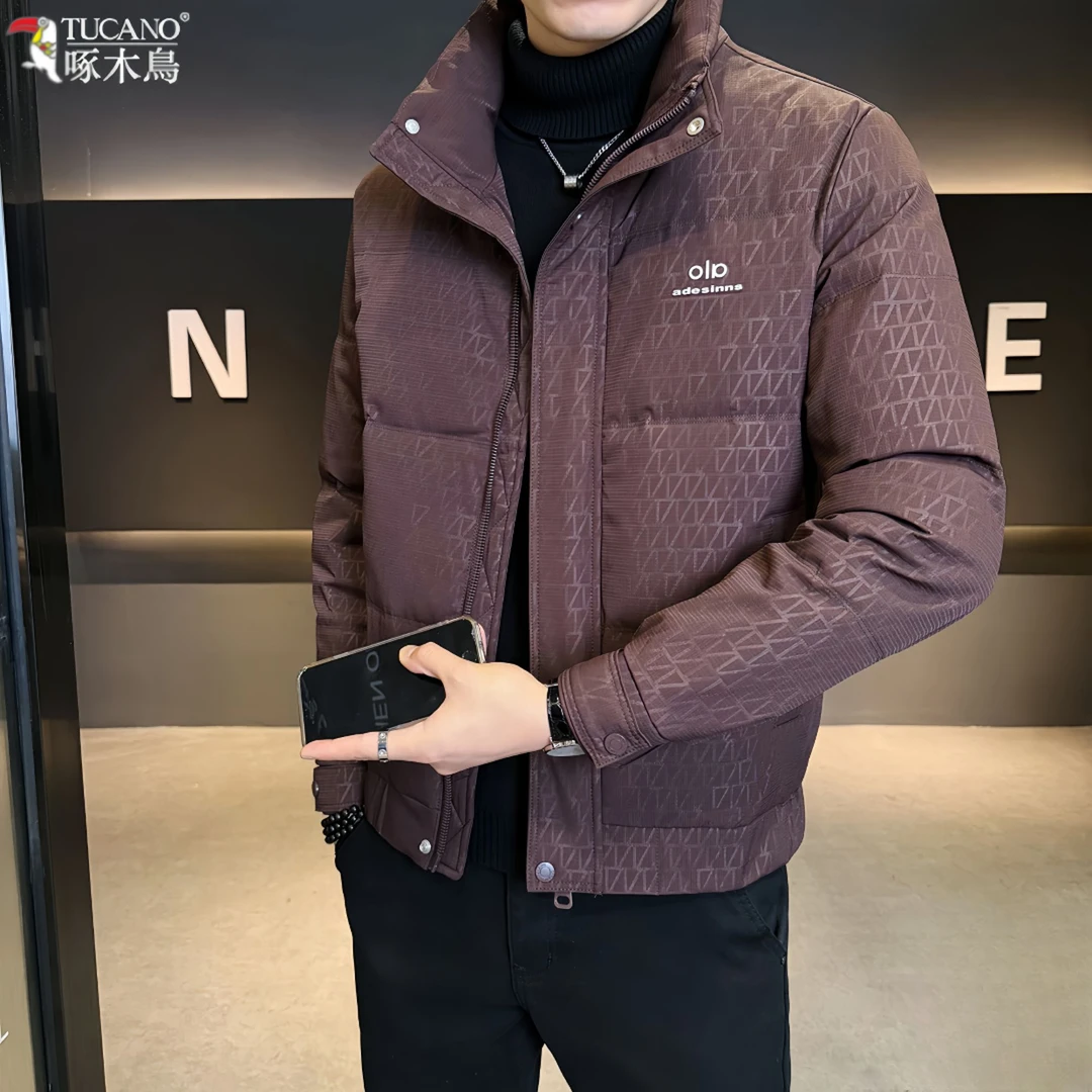 TUCANO/啄木鳥冬季新款高品质防寒服男士立领商务休闲保暖外套男