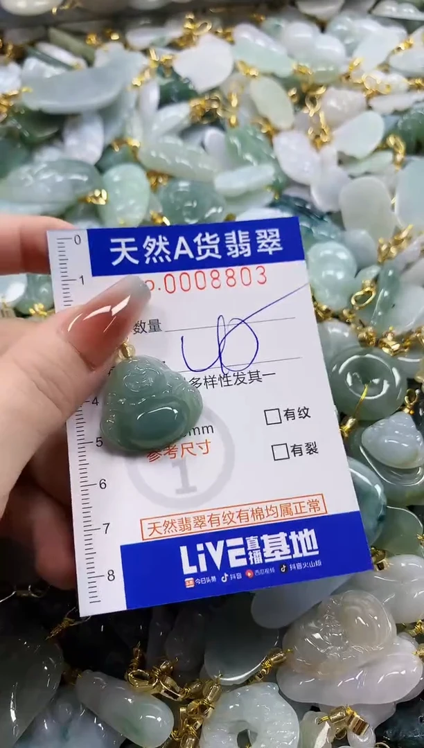 颈饰未镶嵌翡翠天然A货翡翠