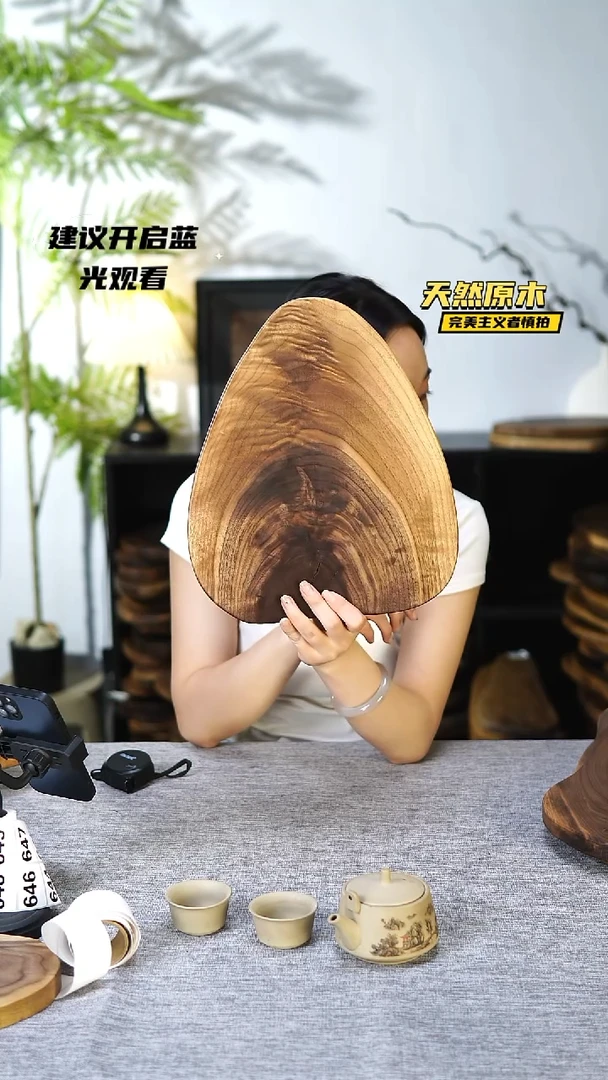 木北美黑胡桃原木.干裂疤结不属于商品质量问题完美主义者慎拍