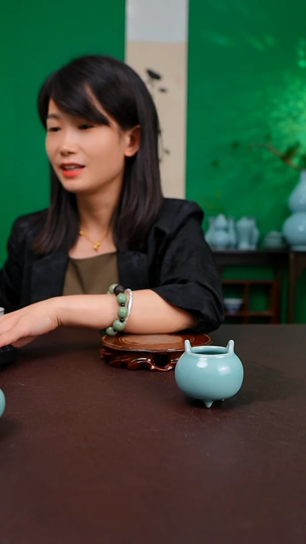 仿古支钉迷你胖香炉不完美 简装