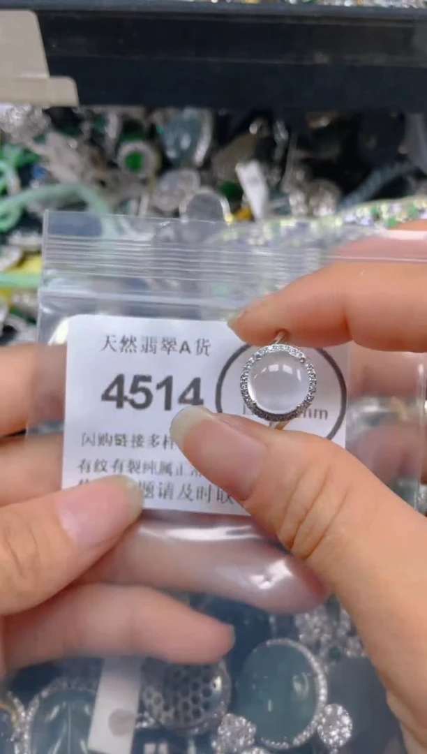 翡翠未镶嵌吊坠(不含链)4514