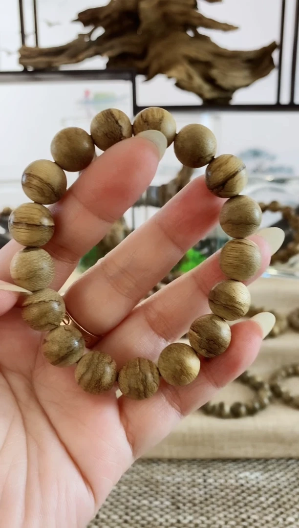 手串沉香正区达拉干软丝老料12+MM单圈