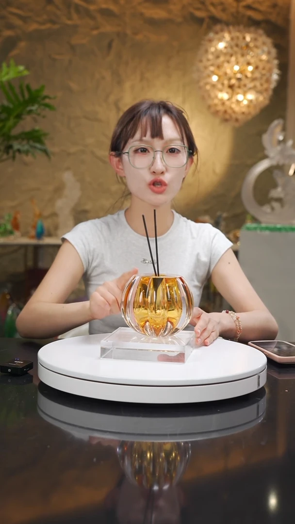 琉璃手工艺品福利琥珀香薰瓶