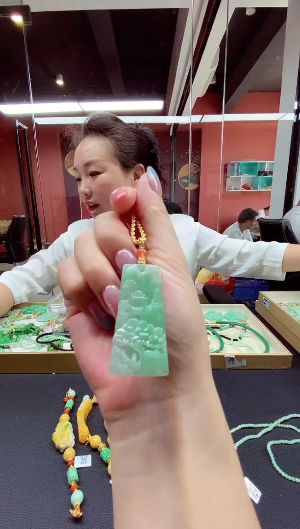 颈饰未镶嵌翡翠翡翠吊坠