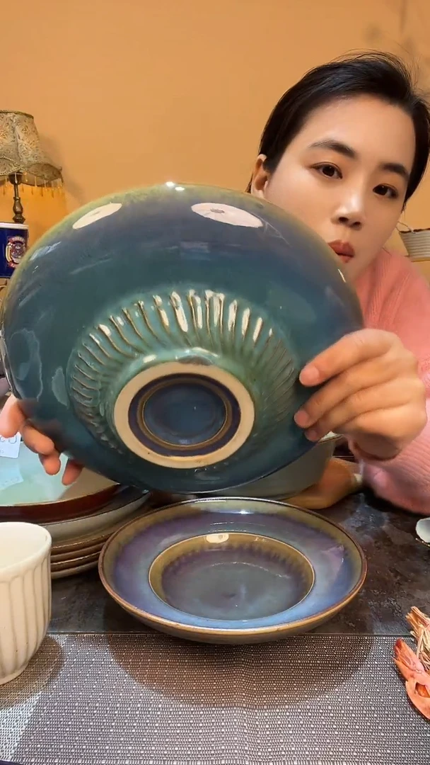 瓷片10英寸盘 微瑕介意勿拍