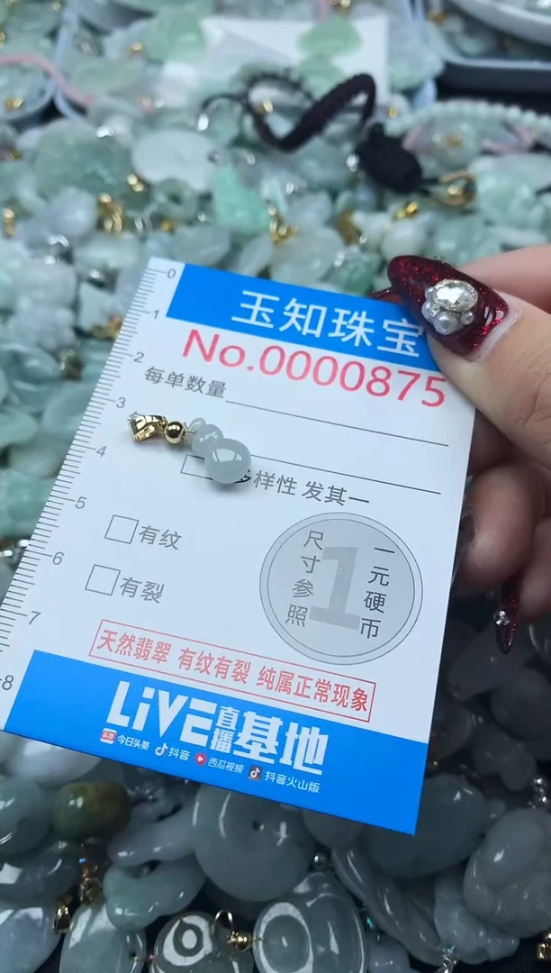 颈饰未镶嵌翡翠875