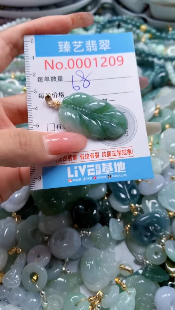 翡翠未镶嵌颈饰1209