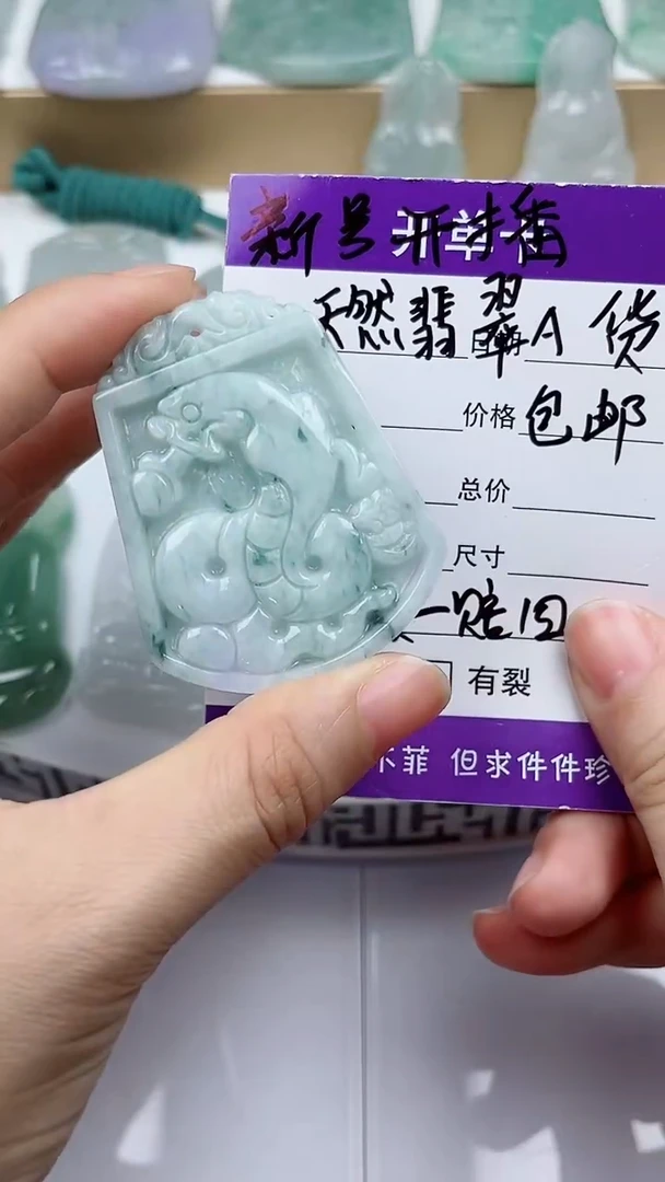 翡翠未镶嵌颈饰