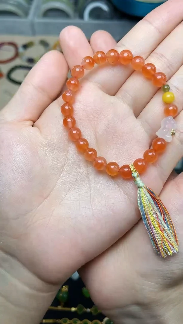 手串未镶嵌南红玛瑙手串 06