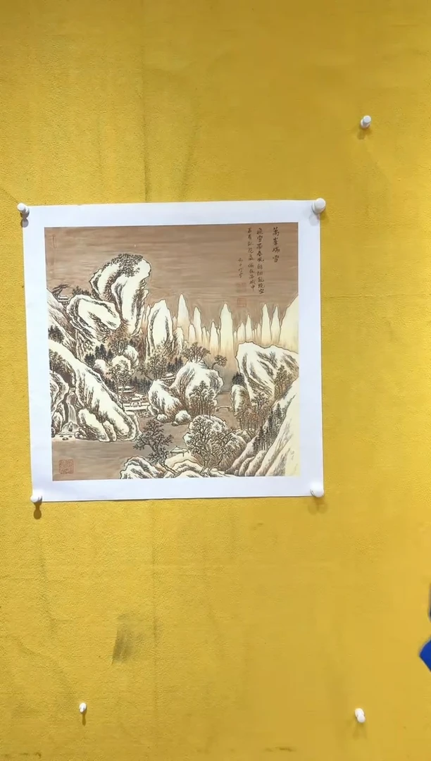 国画梁兆金/精品国画/4平尺