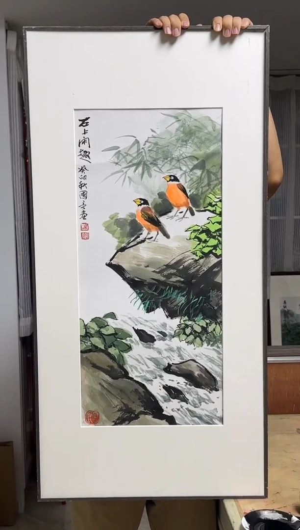 纸本1吴国亭老师国画作品