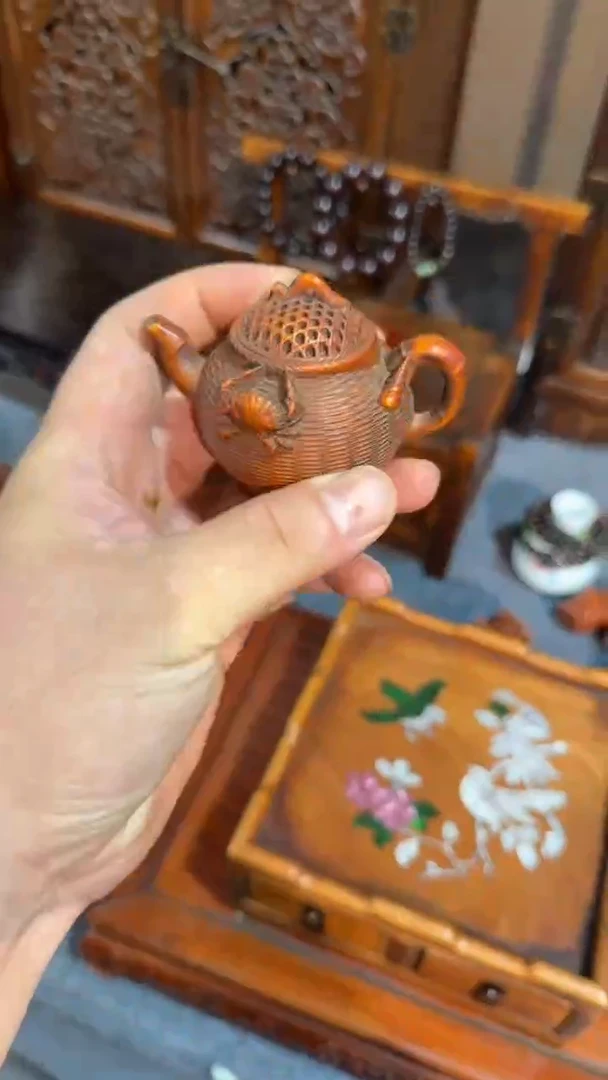木福利          鱼篓 茶壶