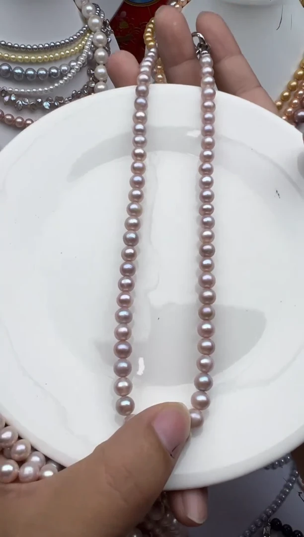 淡水珍珠未镶嵌颈饰1