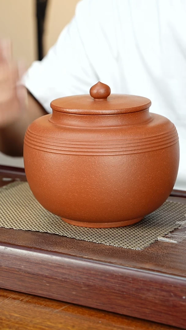 宜兴原矿紫砂茶叶罐