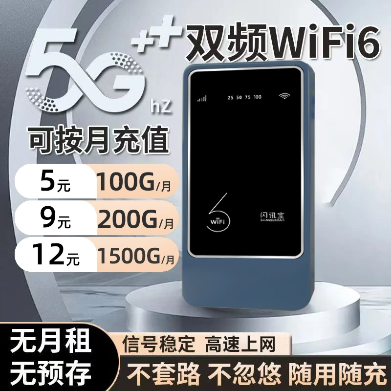 【琳雅推荐】充电宝随身WiFi二合一三网通用流量便携式车载无线宽带