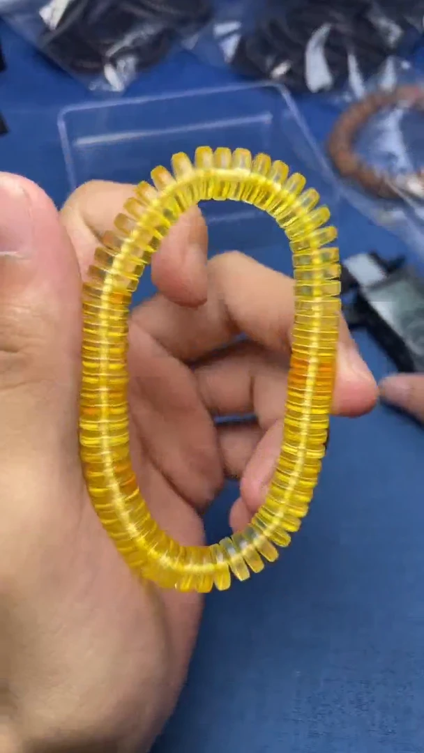 未镶嵌琥珀裸石手串