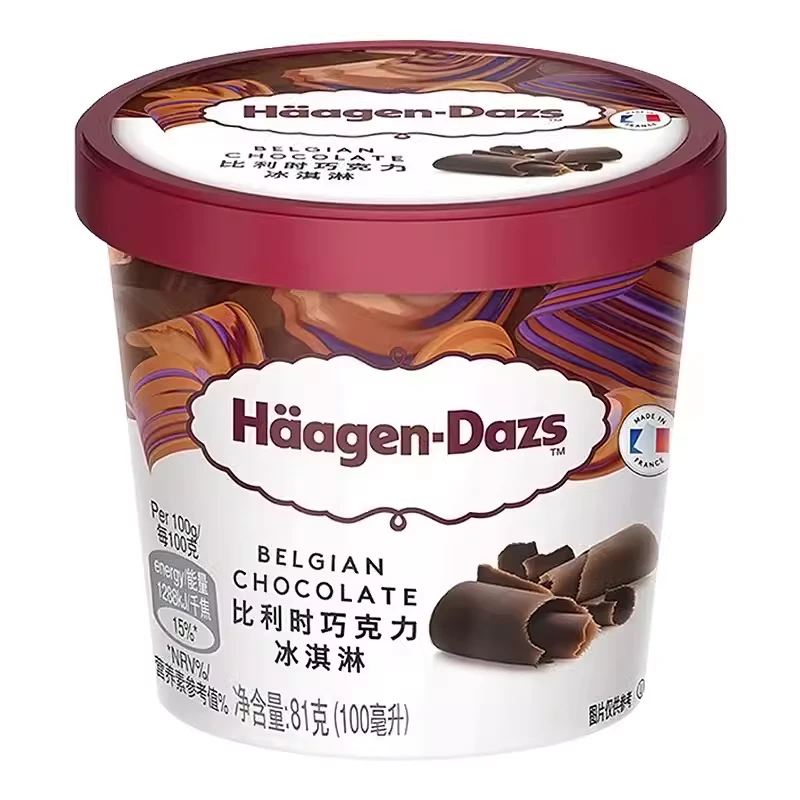 哈根达斯比利时巧克力冰淇淋81g＊1杯雪糕同城配