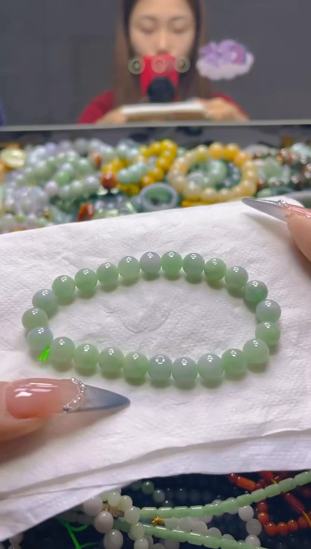 颈饰未镶嵌翡翠7MM