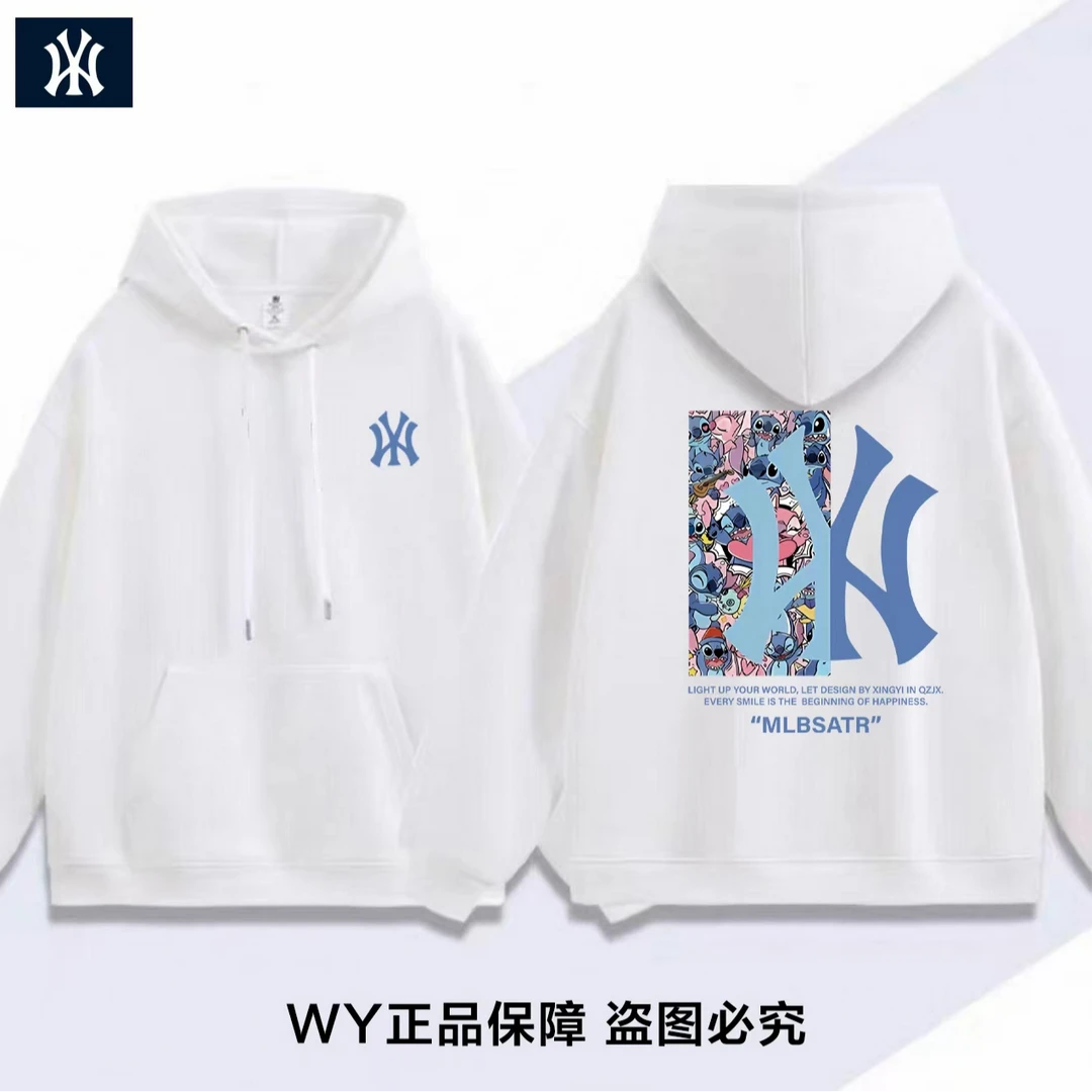 WY长袖上衣休闲白色春秋连帽百搭男士春秋薄款休闲卫衣
