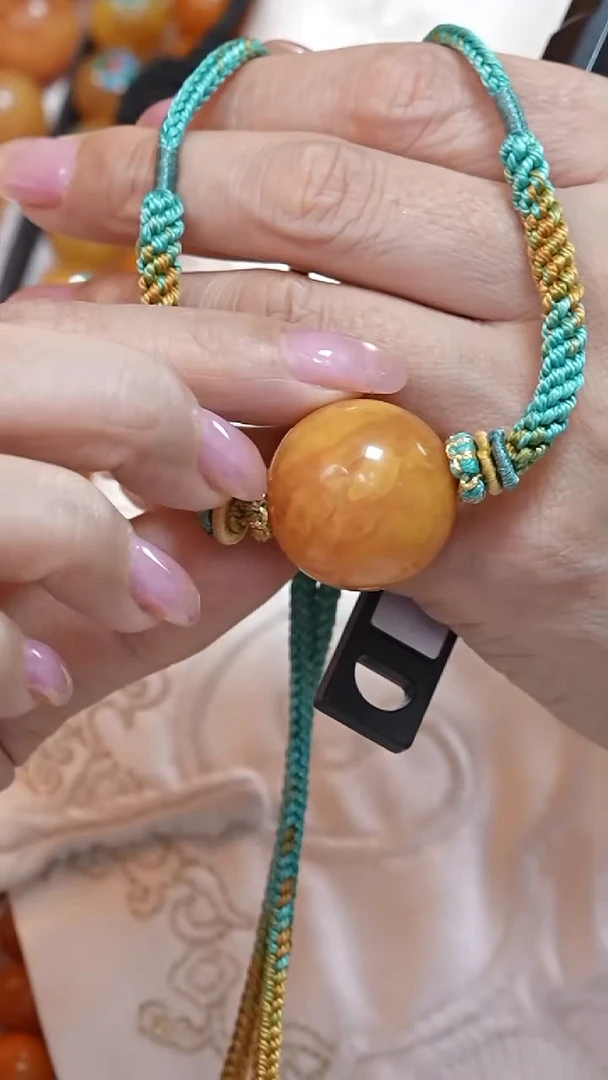 蜜蜡颈饰未镶嵌8331天然蜜蜡珠宝奇石云端妖孽全部保真