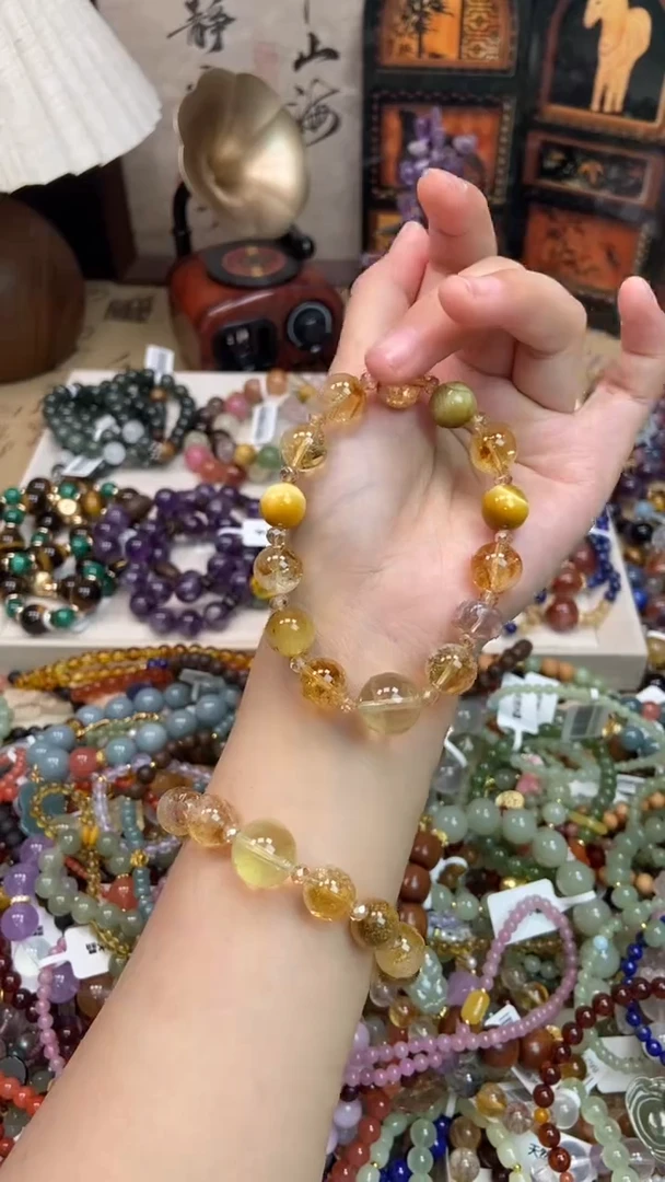 未镶嵌手链黄晶341