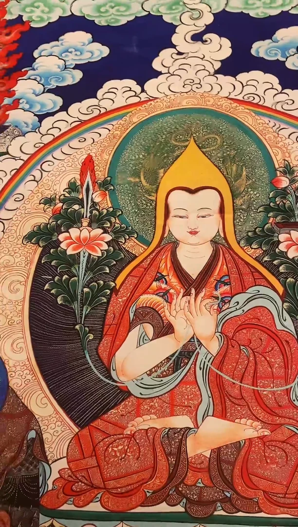 装裱画精美唐卡tk16015