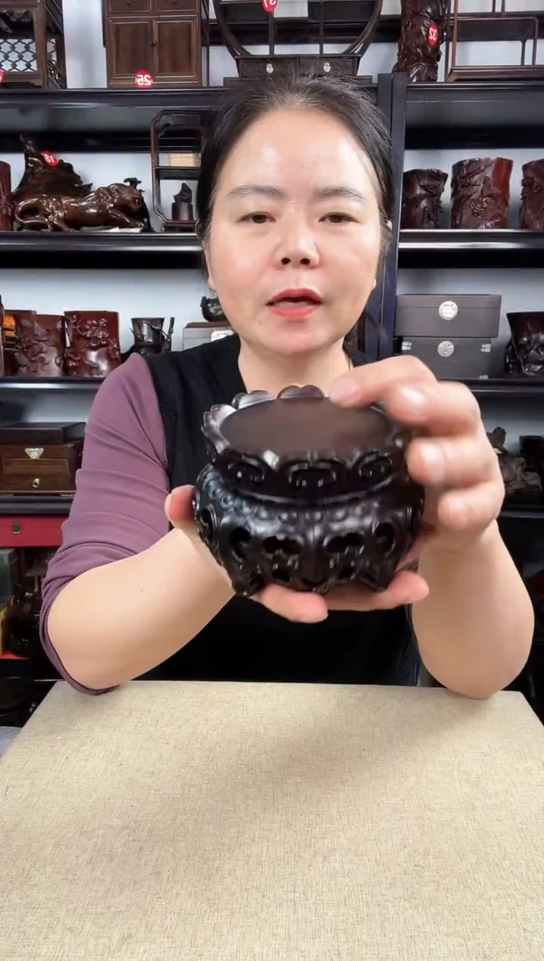 木老李红木工艺品新莲花
