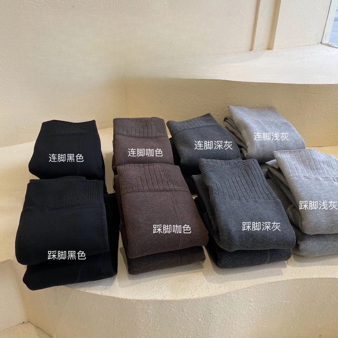 【锦衣服饰 拍一发二】YQ 0001时尚百搭羊脂踩脚袜
