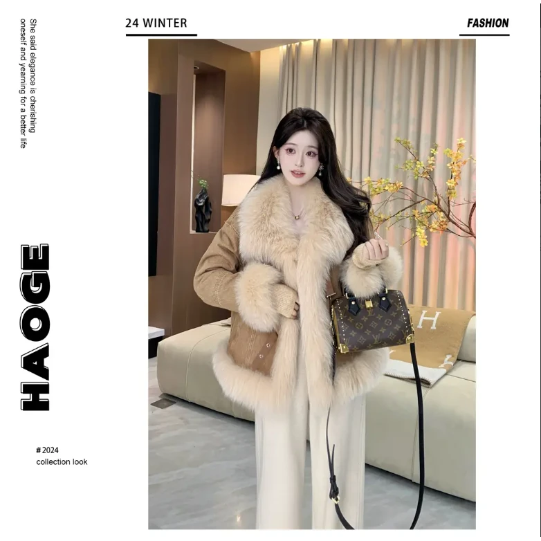 【冰冰】【松茶可可】Q4YRF3019A鹅绒服预气质时尚时尚百搭