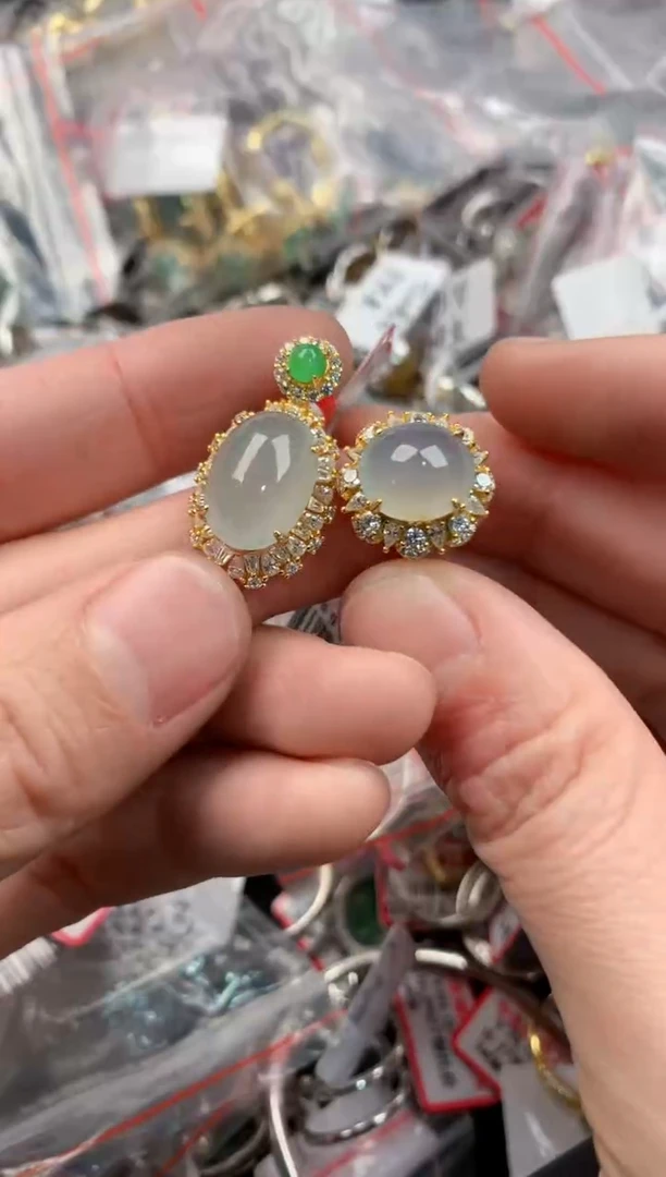 银S925镶嵌戒指翡翠777    7