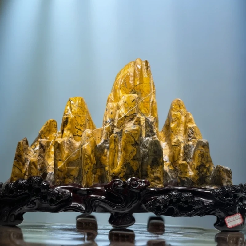 灵璧石摆件 灵璧石山水石摆件